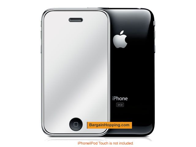 Protective Film w/Mirror Finish for iPhone 3G(S)